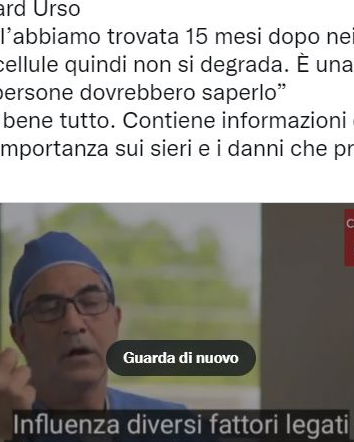 Richard Urso e la proteina spike