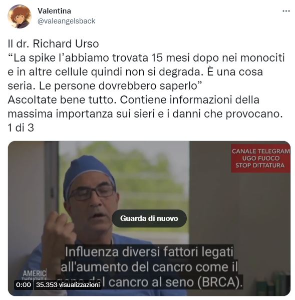 Richard Urso e la proteina spike article-post