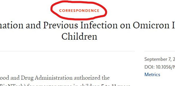 Stramezzi, il NEJM e la malinformazione article-post