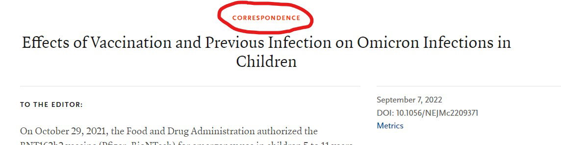 Stramezzi, il NEJM e la malinformazione article-post