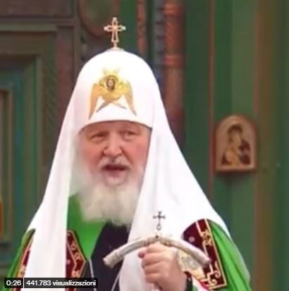 Il patriarca Kirill e l’invito ad arruolarsi