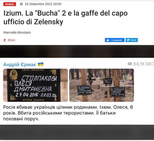 Izium: menare il complotto per l’aia