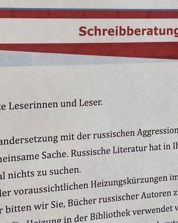 I libri russi usati come riscaldamento?