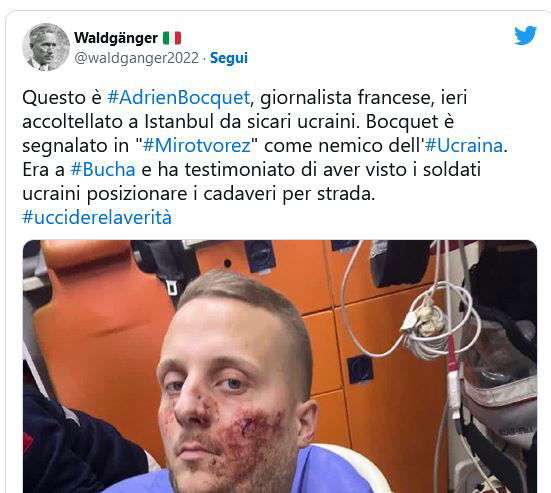 Adrien Bocquet e i racconti dal fronte