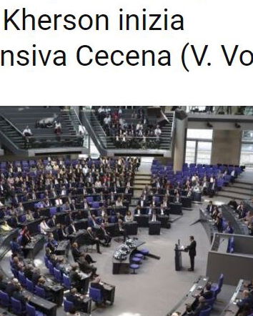 Il parlamento tedesco ha bloccato le forniture di armi all’Ucraina?