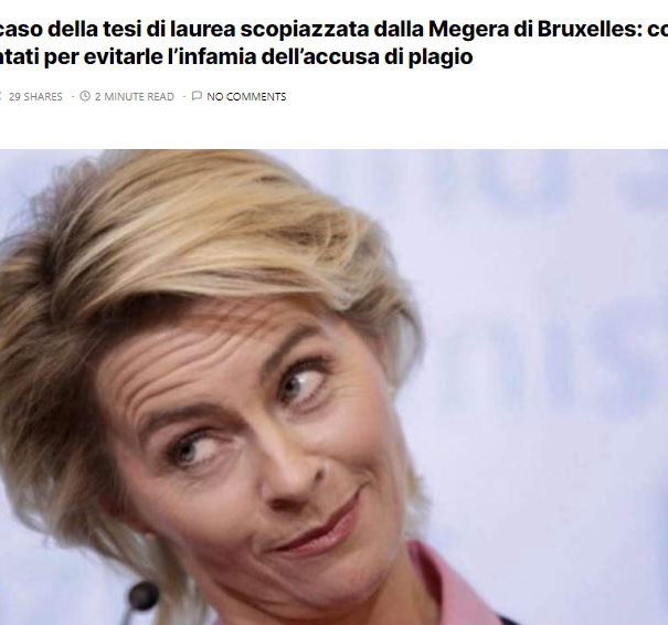 Il plagio di Von Der Leyen e gli attacchi dalle Canarie article-post