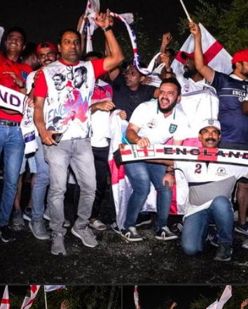 I fake fan del calcio in Qatar