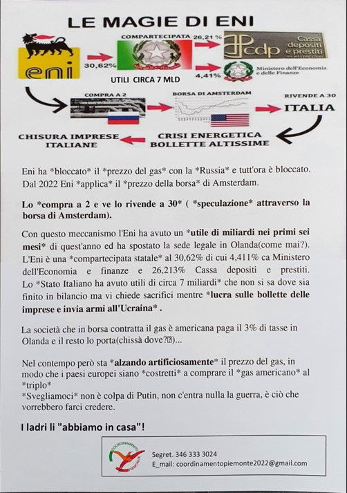 ENI, il prezzo del gas e la Russia article-post