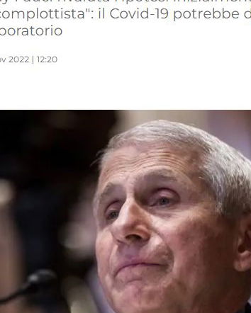 Anthony Fauci e il virus in fuga da Wuhan
