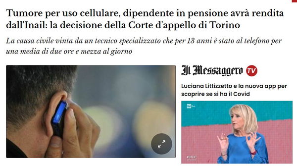 Cellulari, tumori e scienza