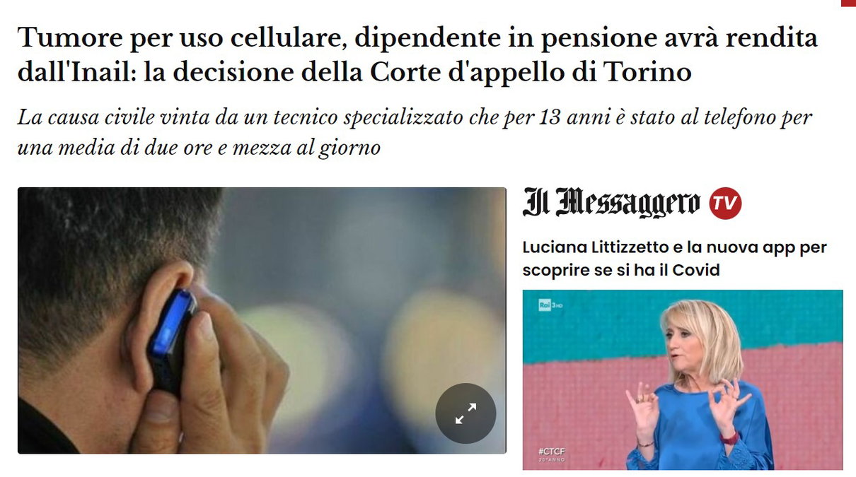 Cellulari, tumori e scienza article-post