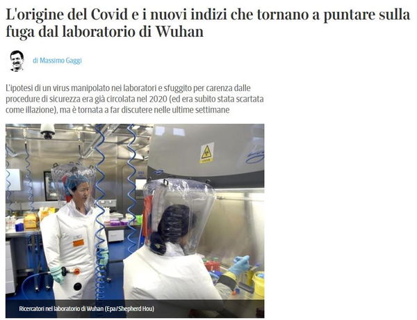 Il Corriere e l’origine della disinformazione