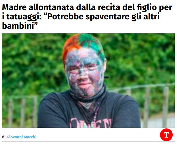 La mamma tatuata in faccia article-post