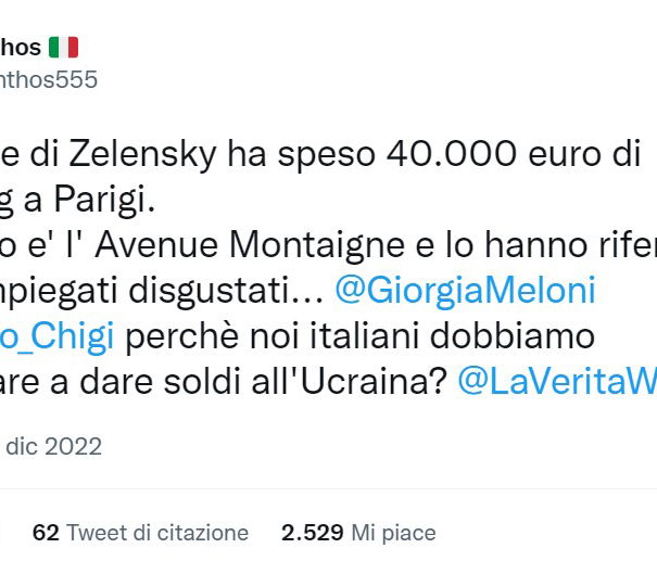 Olena Zelenska spende 40000 euro a Parigi… article-post