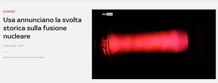 La svolta storica sulla fusione nucleare article-post