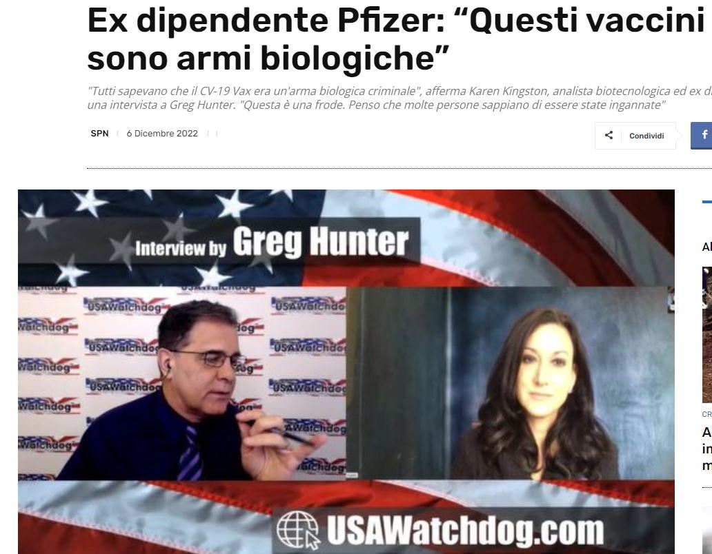 L’ex dipendente Pfizer Karen Kingston article-post
