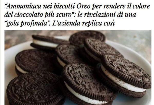 Ammoniaca e allarmismo