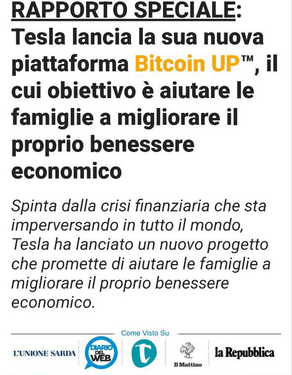 Elon Musk, Bitcoin Up e Repubblica article-post