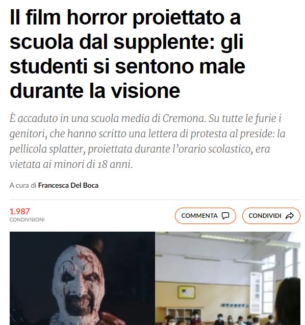 I film horror low budget e la relativa pubblicità