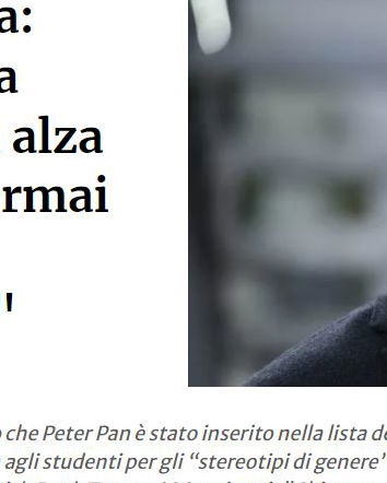 Peter Pan e la cancel culture