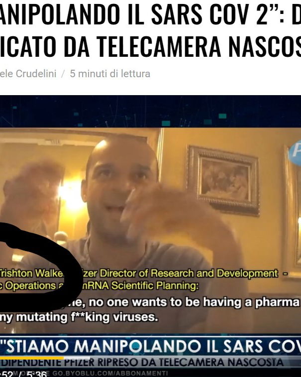 Dipendente Pfizer pizzicato dalla telecamera? article-post