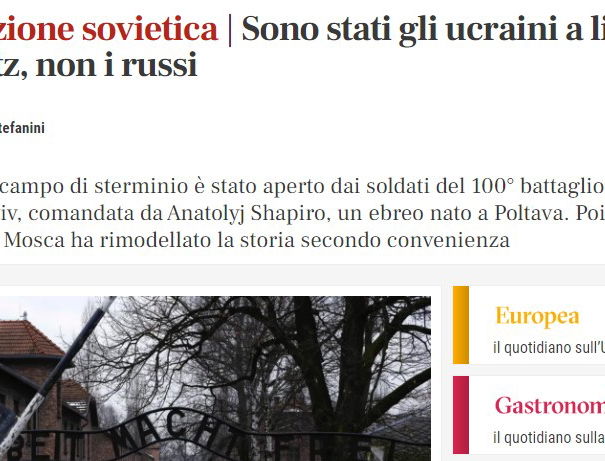 Auschwitz liberata dagli ucraini? O dai russi? article-post