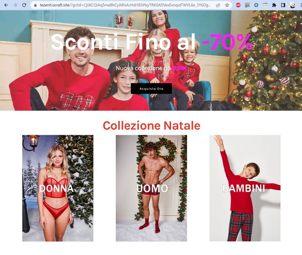 Tezenit, il falso Tezenis