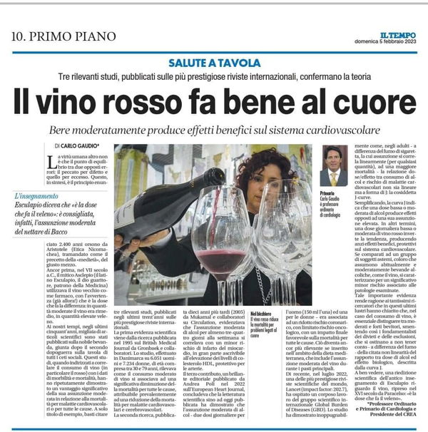 Il vino fa bene ai bias
