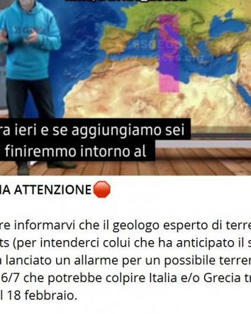 Hoogerbeets e la previsione del terremoto in Turchia