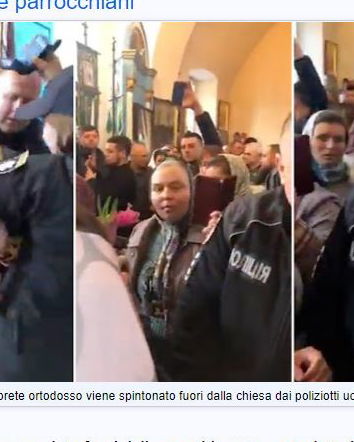 Il prete ortodosso arrestato in Ucraina