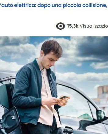 No, se la batteria è graffiata l’auto elettrica non è da buttare