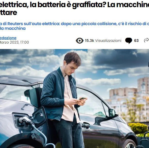 No, se la batteria è graffiata l’auto elettrica non è da buttare article-post