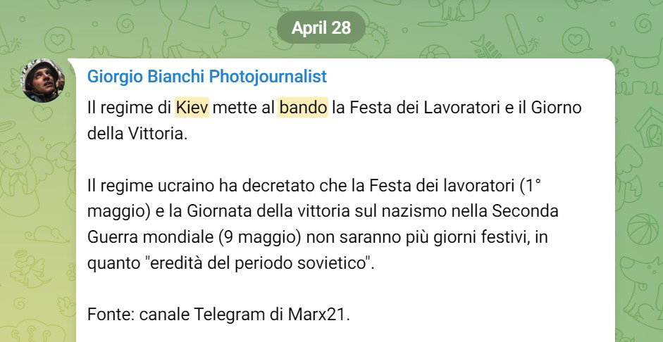 L’Ucraina e le festività sovietiche… article-post