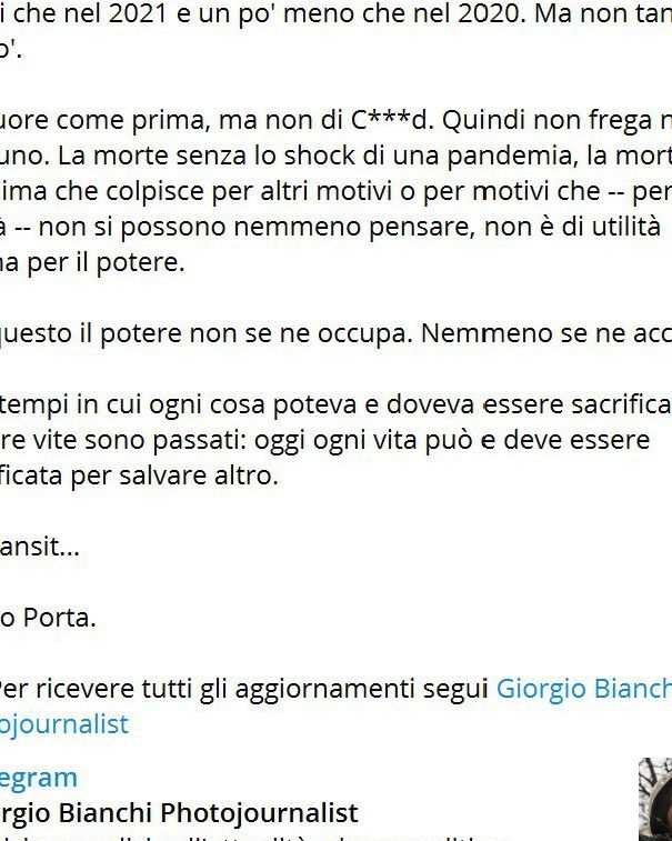 Giorgio Bianchi e i dati sulla mortalità article-post