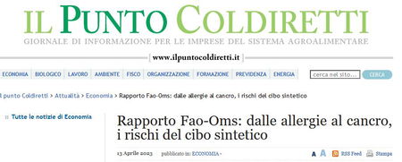 Coldiretti e i 53 pericoli del cibo a base cellulare article-post