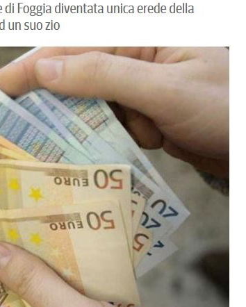 Eredita 480 milioni di lire e i giornalisti abboccano!