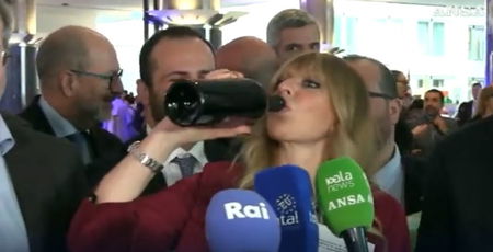 Alessandra Mussolini e il vino article-post