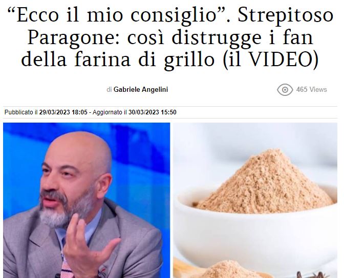 Paragone fan dei fagioli article-post