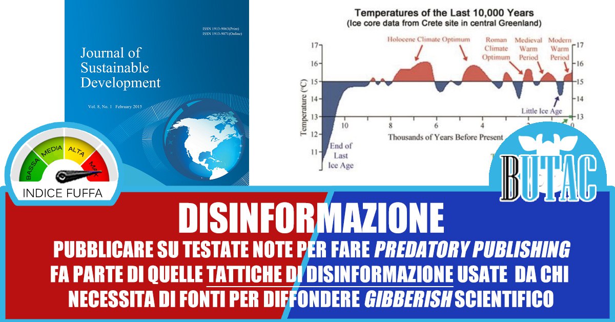 Il Canadian Center of Science and Education e la crisi climatica