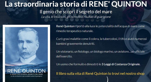 Plasma marino, acqua strutturata e disclaimer