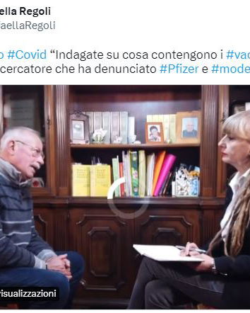 Il medico ricercatore e Raffaella Regoli