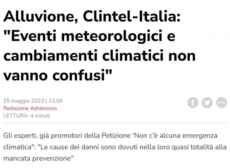 I comunicati stampa e l’emergenza climatica