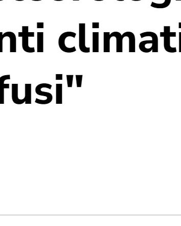 I comunicati stampa e l’emergenza climatica