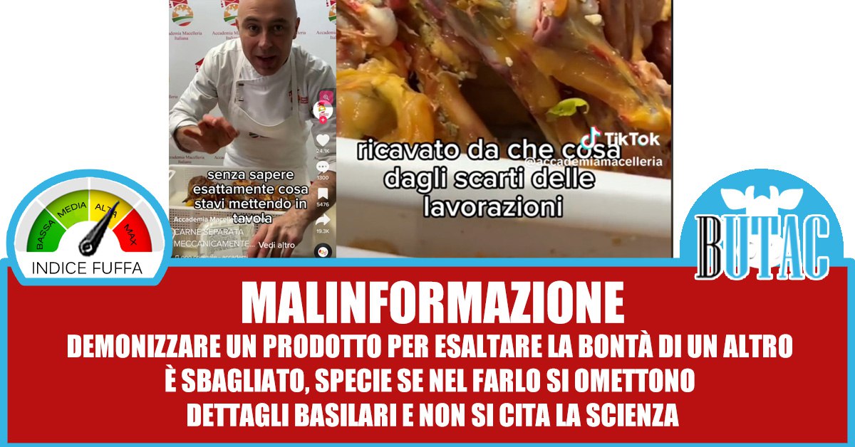 La carne separata meccanicamente su TikTok Butac Bufale Un Tanto Al Chilo La carne separata meccanicamente su TikTok Butac Bufale Un Tanto Al Chilo