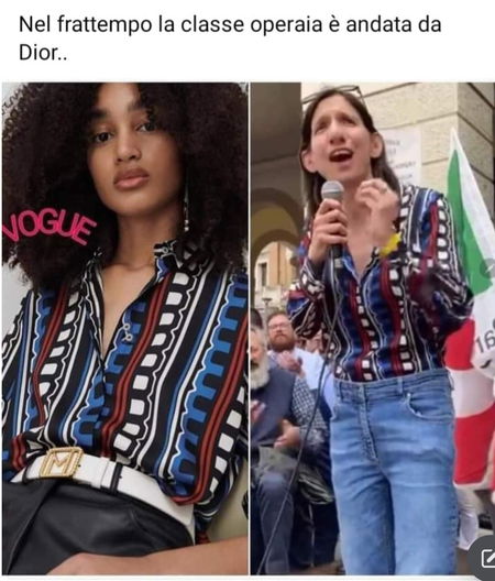 No, la camicia di Elly Schlein non è di Dior article-post