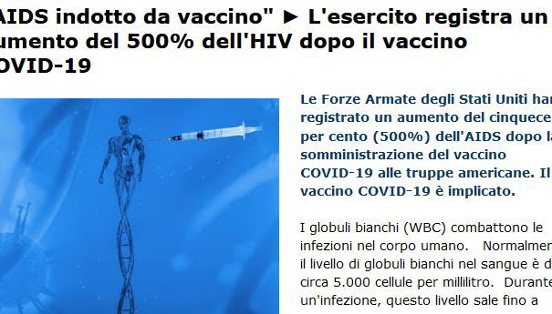 Vaccinazioni Covid e HIV article-post