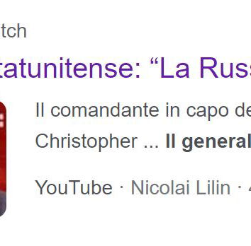 Le dichiarazioni del Generale Cavoli