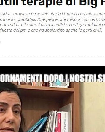 Le inutili terapie e la post-verità