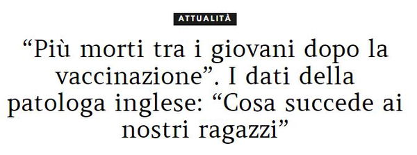 Le fonti britanniche: Paragone e le miocarditi