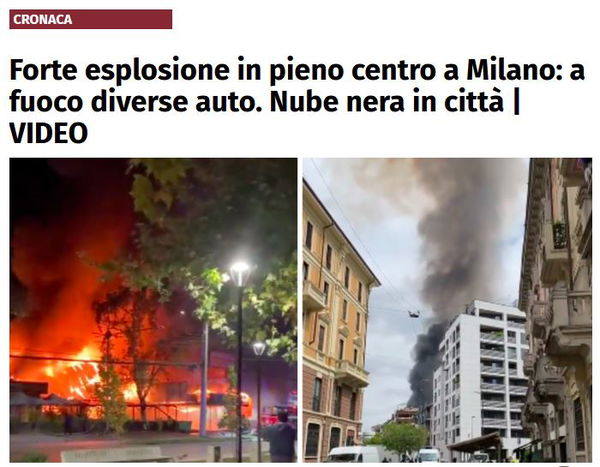 L’incendio a Milano e la disattenzione
